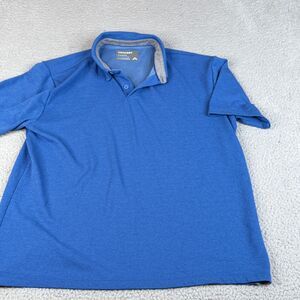 Twillory Polo Shirt Mens Extra Large Blue Golf Performance Stretch Athleisure